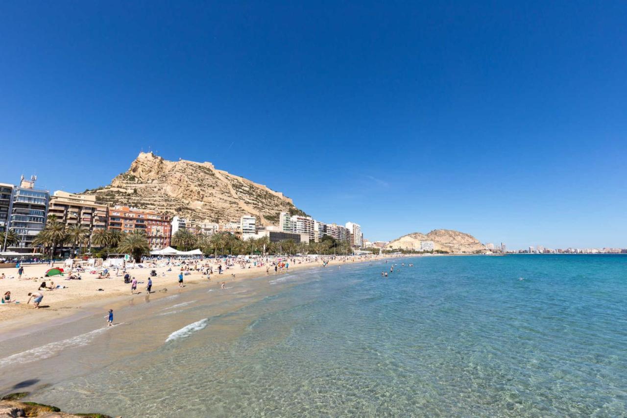 Alicante Colorful Center Bajo Lägenhet Exteriör bild