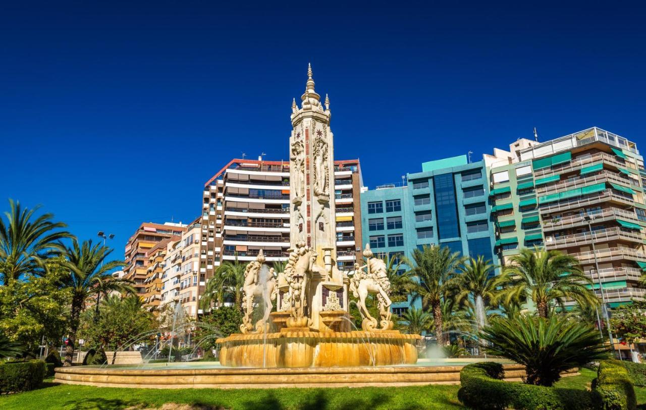 Alicante Colorful Center Bajo Lägenhet Exteriör bild