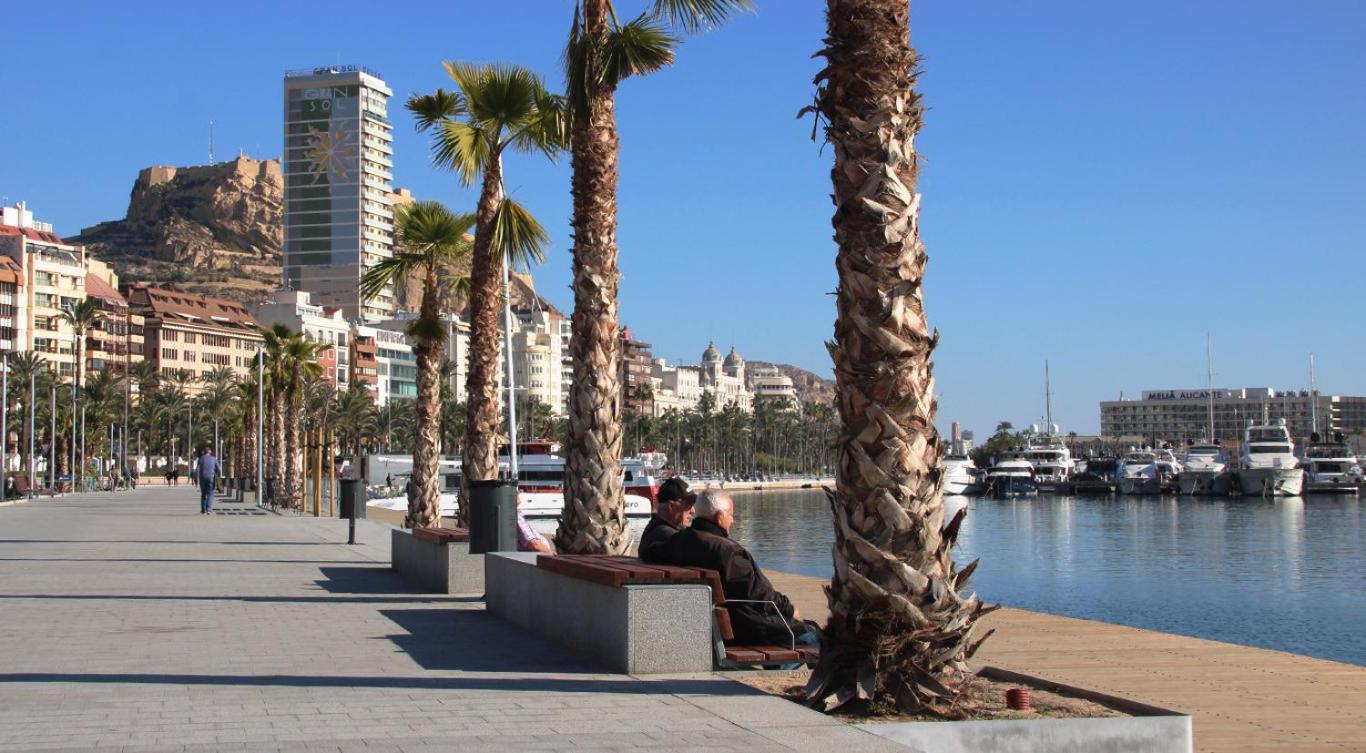 Alicante Colorful Center Bajo Lägenhet Exteriör bild