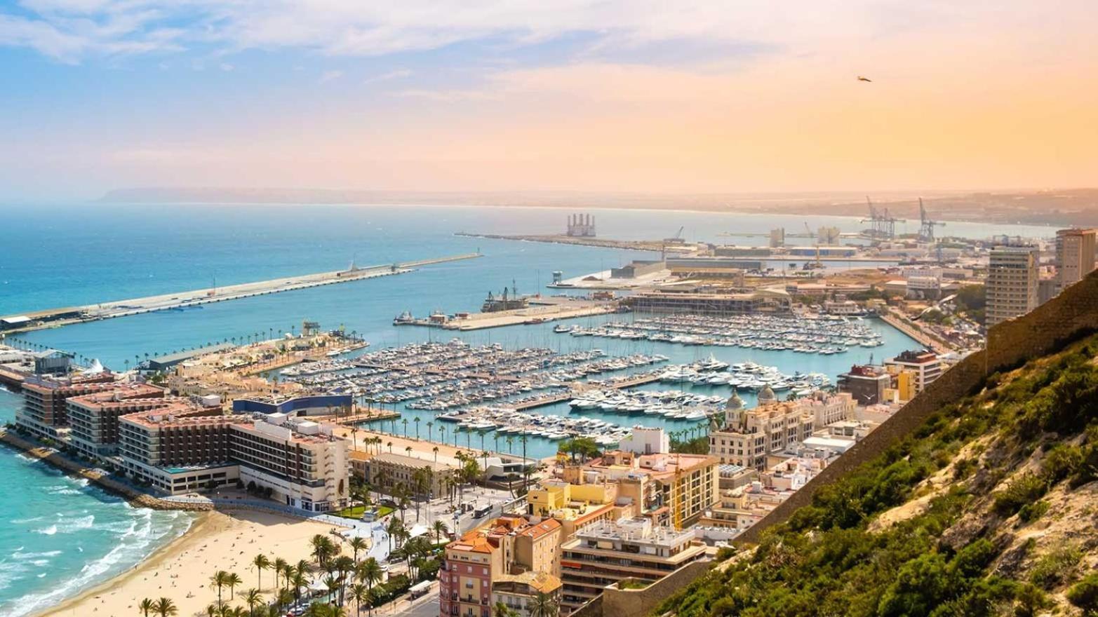Alicante Colorful Center Bajo Lägenhet Exteriör bild